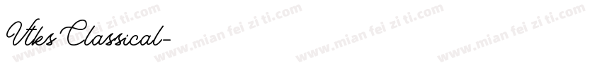 Vtks Classical字体转换